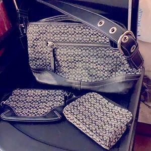 Coach Hobo small C set.